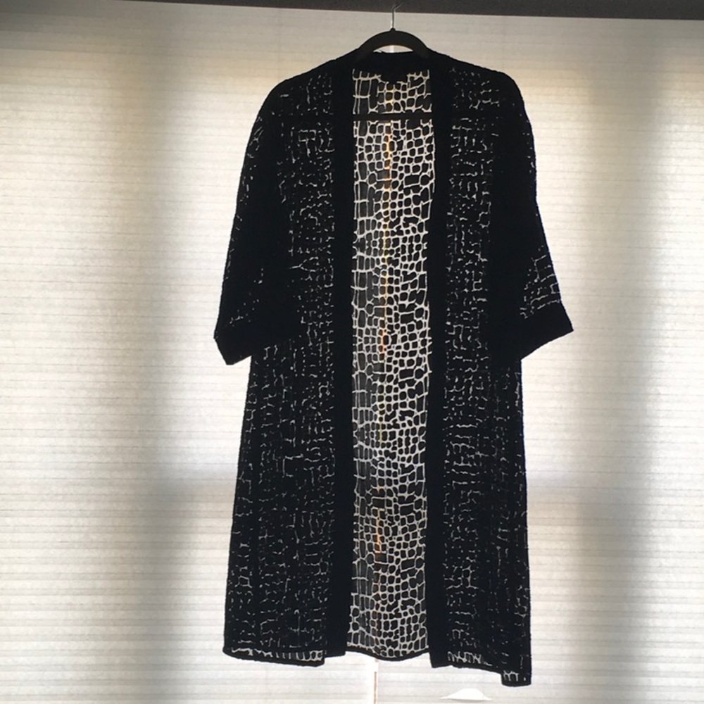 Top shop sheer long duster/jacket/coverup